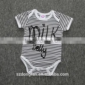 Wholesale Newborn Baby Clothes Summer 100% Cotton Breathable Baby Romper thumbnail-2