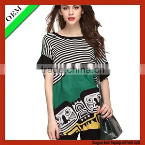 2015 Seamless 100% Cotton T-shirt,t-shirt Size s m l xl Xxl Xxxl,women Print T-shirt OEM thumbnail-1