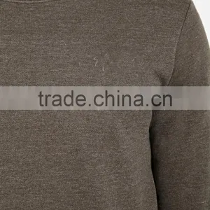 Wholesale Blank Bodybuilding Long Sleeve No Hooded Round Neck Sweatshirt thumbnail-5