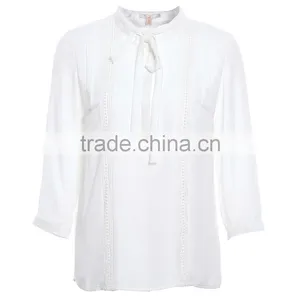 2016 Guangzhou in Latest Chiffon Tops for Women Chiffon Images of Chiffon Tops thumbnail-3