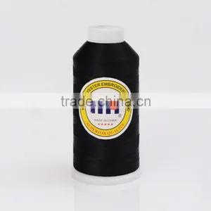 Low Shrinkage High Tenacity 100% Polyester Embroidery Thread 120d 2 thumbnail-1