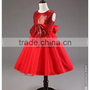 Creazy Hot Sell Girls Dress Beautiful Princess Party Dress High Quality Wedding Dress for Girls With Sequins thumbnail-3
