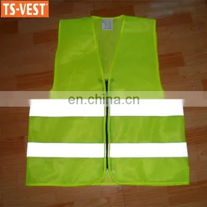 EN10471 Wholesale Hi Vis Reflective Fluorescent Polyester Polise Vest thumbnail-1