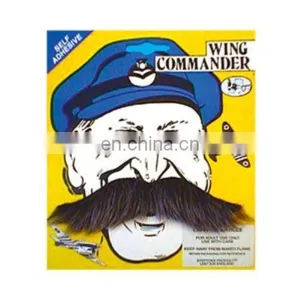 Very Funny Mens Beard Hot Sale Party Fake Artificial Mustache MH2182 thumbnail-1