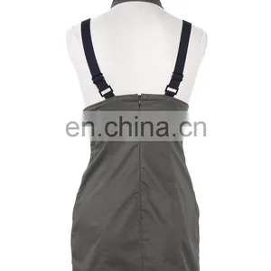 Military Uniform High Waist Dress-skirt With a Choker thumbnail-2