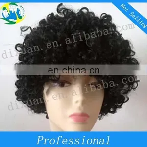 Black Hair World Cup Fans Explosion Bubble Hair Curly Hair thumbnail-1