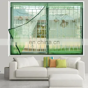 In the Middle Open Type of Magnetic Screen Window Netting for Preventing Bugs thumbnail-6