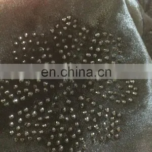 Women's Free Size Black Colour Lycra(Stretchable) With Diamond Stone Work & Embroidery Lace Work / Islamic Wear Burkha thumbnail-4