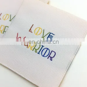Custom Design Oblong Cheap Price Printed Clothing Logo Label thumbnail-6