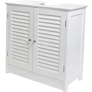 Bath Under Sink Storage Vanity Cabinet Florence Louvre This Bathroom Vanity Cabinet Florence is in Medium-density Fibreb thumbnail-1