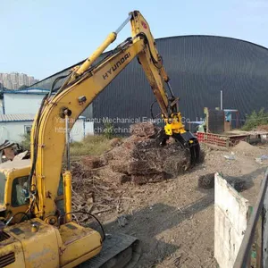 Hydraulic Excavator Sorting Stone Grapple thumbnail-5