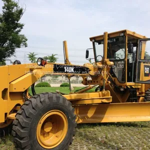 Used Original Japan CAT 140K Motor Grader thumbnail-2