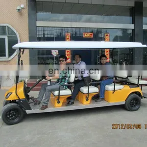 Green 8 Seater Electric Utility Vehicle for Sightseeing and Recreation thumbnail-3