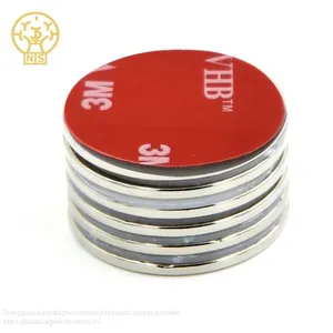 Neodymium Magnet Adhesive Disc thumbnail-1