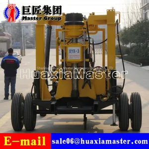 XYX-3 Wheel Hydraulic Rotary Water Well Drilling Machine With High Efficiency thumbnail-2