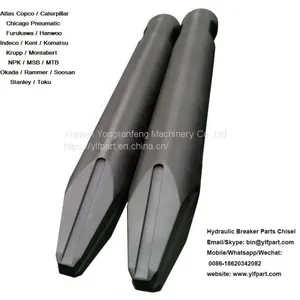 Soosan Hydraulic Breaker Fittings Moil Point Chisel 42CrMo SB10 SB20 SB30 SB35 SB40 SB43 SB45 SB50 SB60 SB81 SB100 SB121 SB130 SB140 SB151 thumbnail-1
