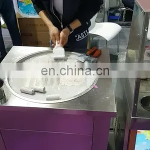 8-10L/H 1pan Ice Pan Fryer Rolling Fried Yogurt Frying Fried Ice Cream Roll Machine Roller Maker thumbnail-1
