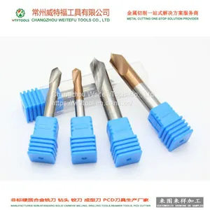 WTFTOOLS Manufacturer Cemented Solid Carbide Center Spot Drilling Bits for Steel and Aluminium Alloy thumbnail-4