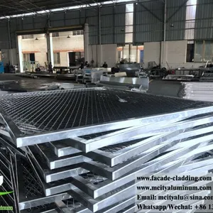 China Supplier 3mm Aluminum Facade Sheet Perforated Panel Metal Cladding Panel thumbnail-2