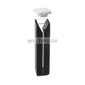 China Q-129 Micro Cell With Black Walls and With Lid Quartz Cell uv Cuvette thumbnail-2