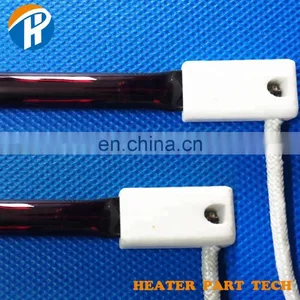 High Quality Red Color Infrared Quartz Lamp Electric Heating Tube Elements thumbnail-2