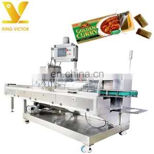 KV Automatic Curry Cubes /Seasoning Cubes Carton Box Packing Packaging Machine thumbnail-1