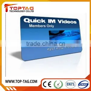 Promotional High Quality id Business Pvc Card With Embossed Number and Sticker thumbnail-4
