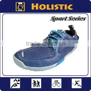 Good Quality Flexible Goat Skin Leather Running Shoes thumbnail-1