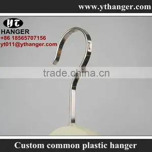 IMY-524 Imitation Wood Grain Plastic Top Hangers for Fabric Cheap thumbnail-3
