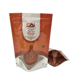 Digital Printed Smell Proof Mylar Bags With Zipper And Window thumbnail-2