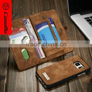 Slim Genuine Leather Wallet s7 Case Leather With Back Card Slot thumbnail-6