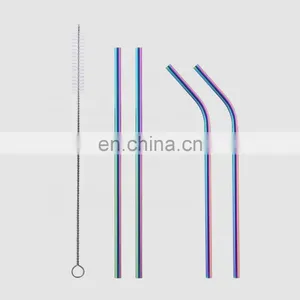 Factory Direct Reusable Metal Drinking Straws Stainless Steel thumbnail-5