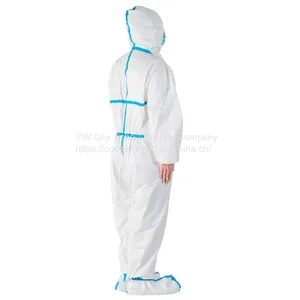 Disposable Medical Use Protective Clothing, Microporous Coverall and Isolation Gown SMS thumbnail-1