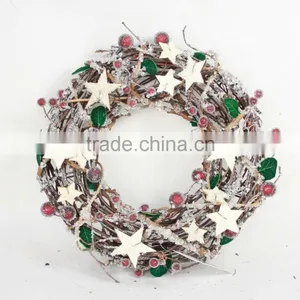 2015 Decorative Natural Wooden Wreath for Christmas thumbnail-1