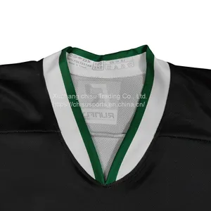 Custom Made Sublimated Ice Hockey Jerseys Youth Size Ice Hockey Jersey v Neck Hockey Jersey Nylon Fabric Custom Team Ice Hockey Jersey For Kids thumbnail-3