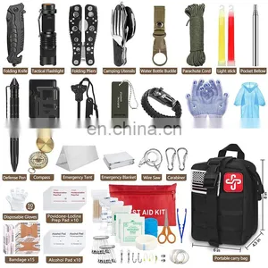 Tactical First Aid Kit Bag Emergency Survival Gear Outdoor Survival Kit thumbnail-2
