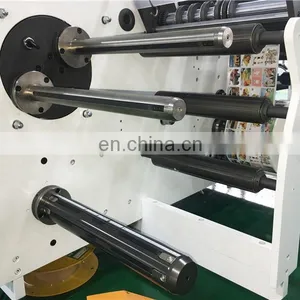 UTS370S High Speed Self Adhesive Label Sticker Cutter Rewinding Machine Price With Turret thumbnail-3