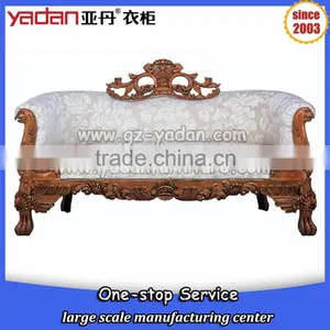 American Living Room Antique Furniture Pictures of Solid Wood Fabric Sofa Quality Choice thumbnail-3