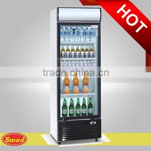 Supermarket 600l Display Fridge, Glass Display Refrigerated Showcase With Tempered Glass Door thumbnail-2