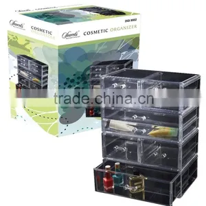 TV Useful Convenience Acrylic Makeup Organizer Drawers for Storage thumbnail-1