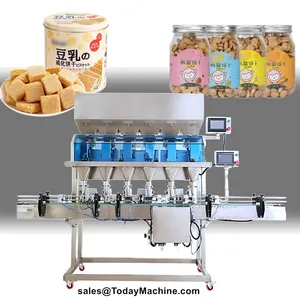 Automatic Weighing Oat Oatmeal Coffee Beans Bottle Filling Packing Machine thumbnail-1