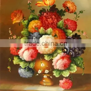 New Handmade Flower Daisy Oil Painting on Canvas thumbnail-1