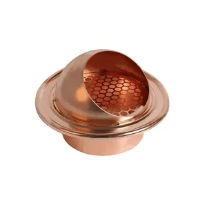 Copper Roof Vent Cap Grills thumbnail-1