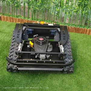 Wireless Robot Mower, China Remote Control Lawn Mower With Tracks Price, Radio Controlled Mower for Sale thumbnail-4
