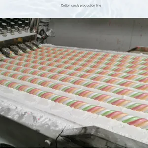 Industrial Automatic Four Twist Shape Cotton Candy Production Line thumbnail-3