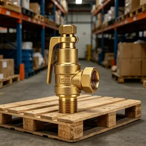 Marine Screw End Boiler Relief Valve CB/T3192-1983 Bronze Body thumbnail-1