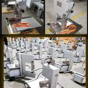 QDMECH Commercial Electric RL007 Meat Bone Saw Machine Stainless Steel Frozen Meat Fish Bone Cutting Machine for Restaurant and Slaughterhouse thumbnail-5