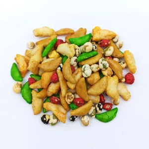 Savory Oven-Baked & Fried Kakinotane Rice Snacks With Assorted Coated Beans for Private Label OEM thumbnail-3