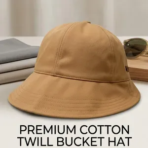 14 Years Hat Manufacturer Custom Hats Embroidery OEM ODM Service Low MOQ Premium Cotton Bucket Cap thumbnail-1