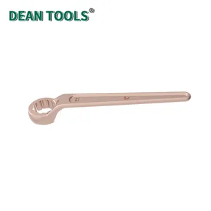 Non-Sparking Offset Single Box Wrench, Spark-free Safety Spanner, Aluminum Bronze Ring Spanner thumbnail-4